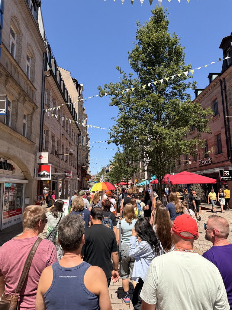 Unser Ortsverband auf dem CSD Fürth am 4. Juli 2026